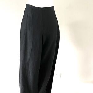 Black linen pants Eileen fisher size S